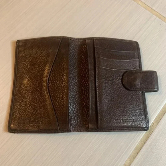 Umi Genuine Leather Small Wallet  Brown - Picture 4 of 6